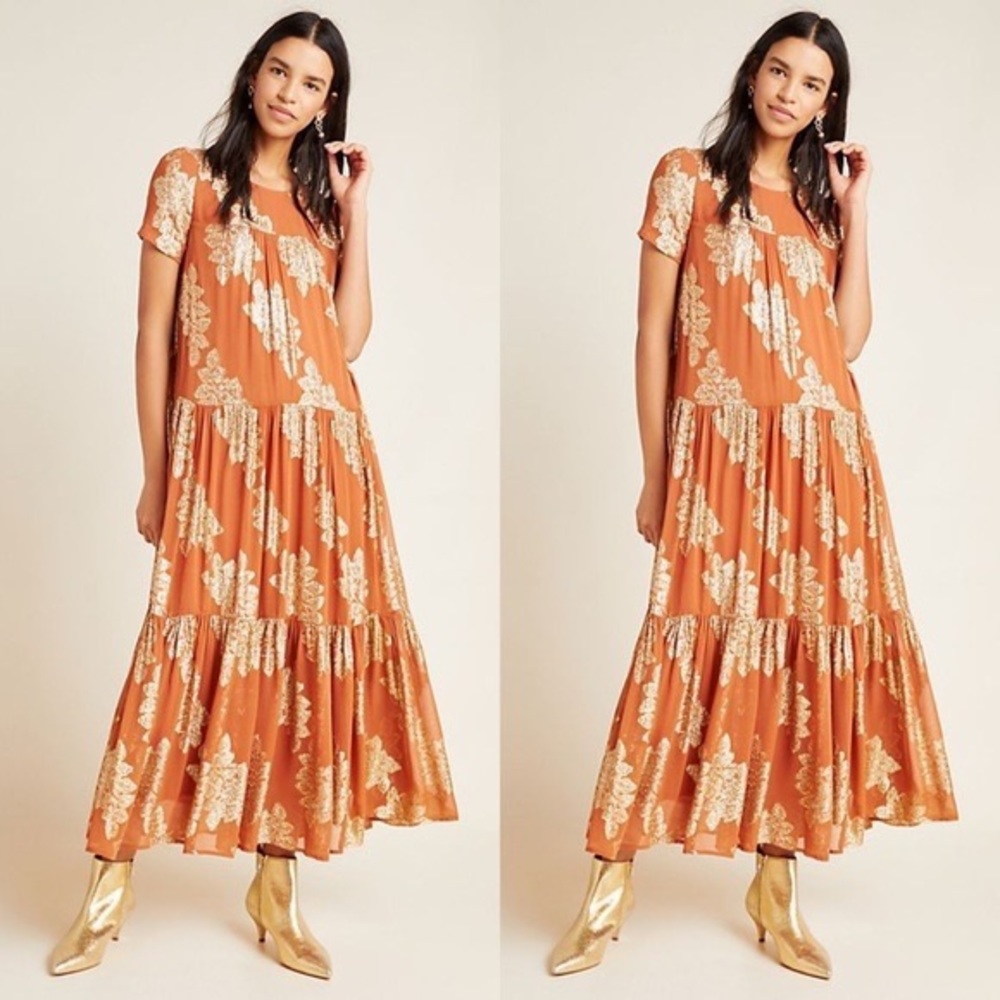 NWT Jocasta Tiered Maxi Dress
